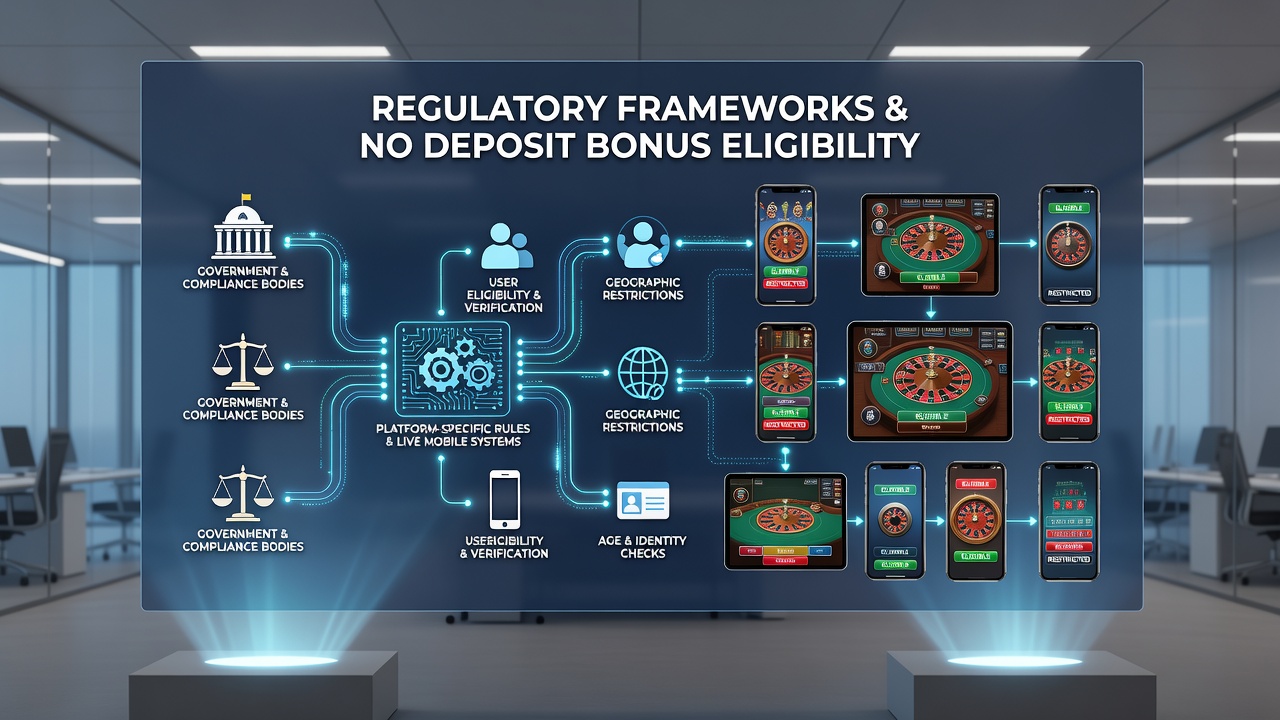 Mobiele live casino interface met verificatie-elementen en bonusvoorwaarden